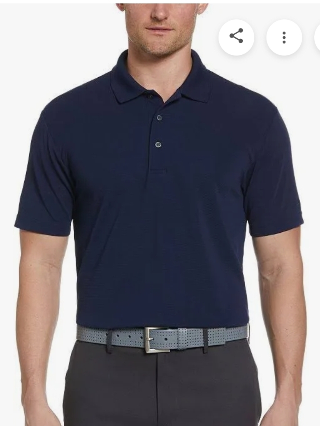 Grand Slam Navy Short-Sleeve Polo Shirt